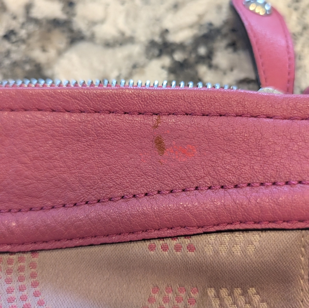 Coach Ashley Dotted Op Shoulder Bag